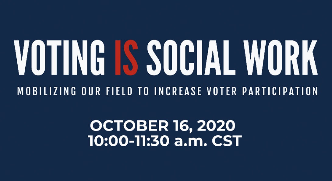 Voting is Social Work header